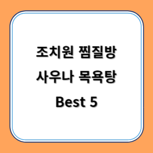 조치원 찜질방 사우나 목욕탕 추천 Best 5