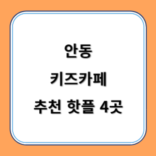 안동 키즈카페 추천 키카 핫플 4곳 아이와 즐겁게 놀아요